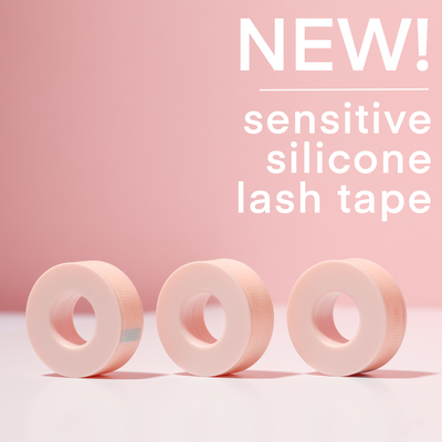 Pink Sensitive Silicone Lash Tape 1/2in